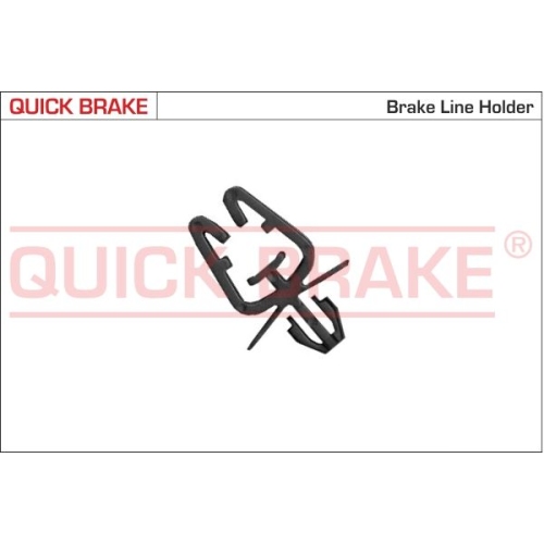 QUICK BRAKE Halter, Bremsleitung