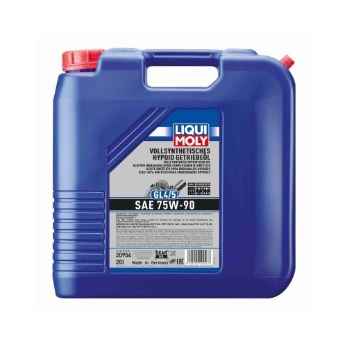 LIQUI MOLY Achsgetriebeöl Vollsynthetisches Hypoid Getriebeöl (GL4/5) 75W-90