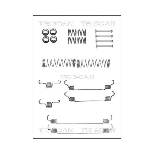 TRISCAN Zubehörsatz, Bremsbacken