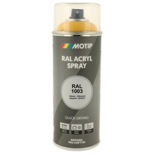 MOTIP RAL-Lack RAL 1003 signalgelb hochglanz 400 ml