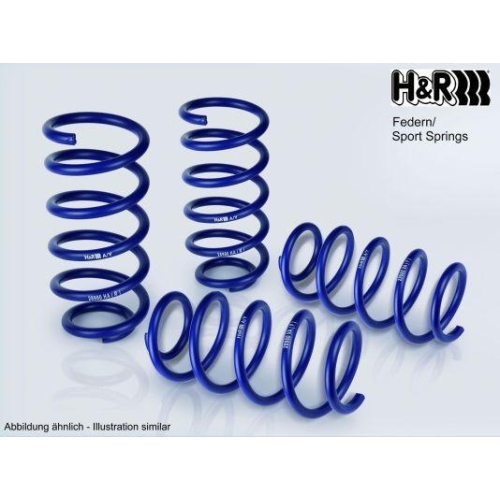 H&R Fahrwerkssatz, Federn Sportfedersätze/Performance Lowering Springs