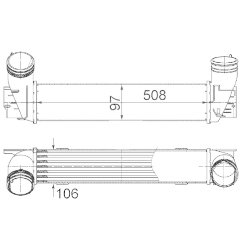 MAHLE Ladeluftkühler BEHR