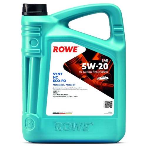 ROWE Motoröl HIGHTEC SYNT HC ECO-FO SAE 5W-20 (20206)