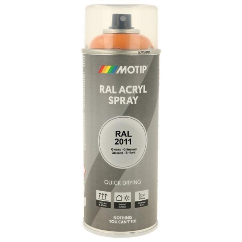 MOTIP RAL-Lack RAL 2011 orange hochglanz 400 ml