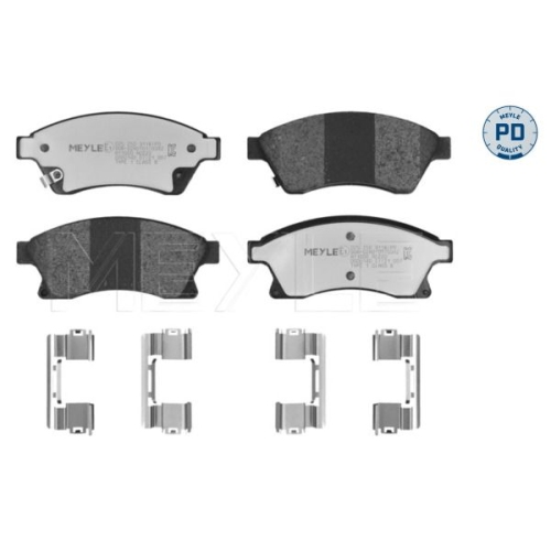 MEYLE Bremsbelagsatz, Scheibenbremse MEYLE-PD: Advanced performance and design.