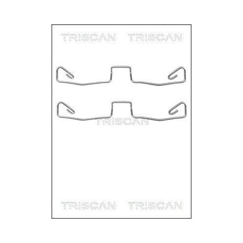 TRISCAN Zubehörsatz, Scheibenbremsbelag