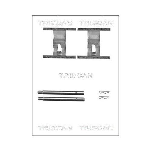 TRISCAN Zubehörsatz, Scheibenbremsbelag