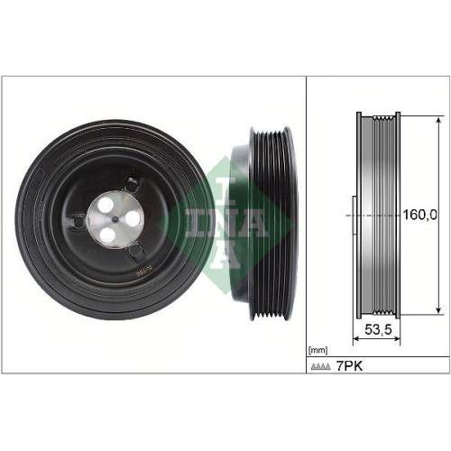 Schaeffler INA Riemenscheibe, Kurbelwelle