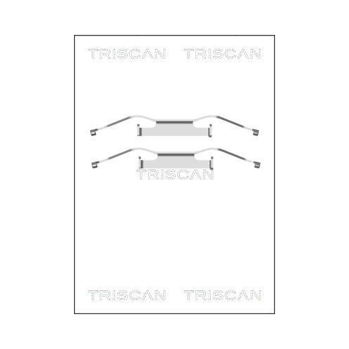 TRISCAN Zubehörsatz, Scheibenbremsbelag