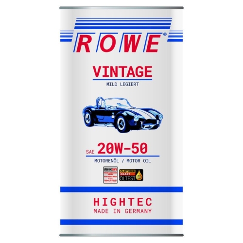 ROWE Motoröl HIGHTEC VINTAGE SAE 20W-50 MILD LEGIERT (20221)