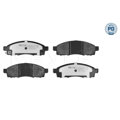 MEYLE Bremsbelagsatz, Scheibenbremse MEYLE-PD: Advanced performance and design.