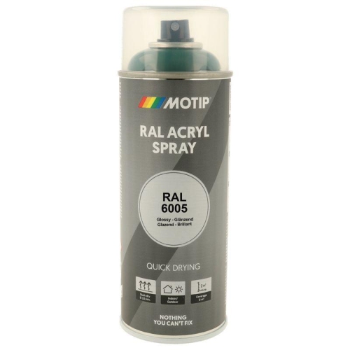 MOTIP RAL-Lack RAL 6005 moosgr&uuml;n hochglanz 400 ml