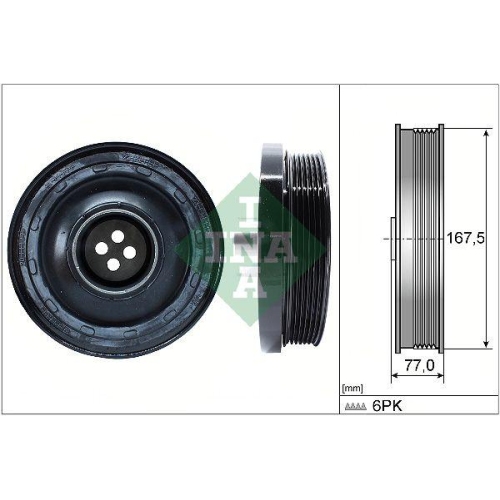 Schaeffler INA Riemenscheibe, Kurbelwelle