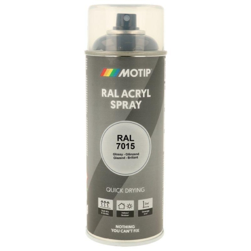MOTIP RAL-Lack RAL 7015 schiefergrau hochglanz 400 ml