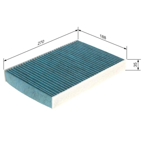 BOSCH Filter, Innenraumluft FILTER+