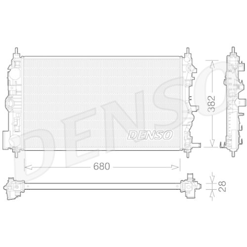 DENSO Kühler, Motorkühlung