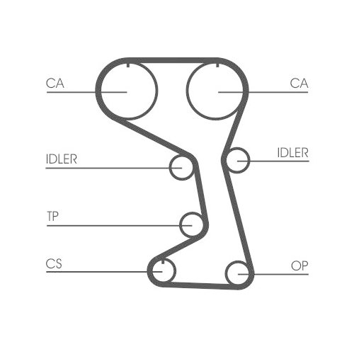 CONTINENTAL CTAM Zahnriemen