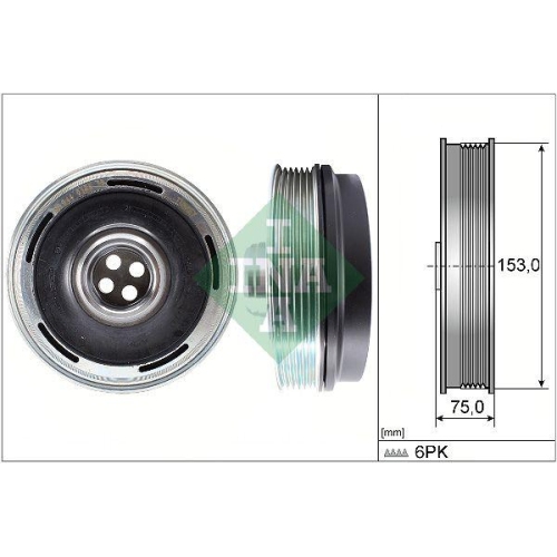 Schaeffler INA Riemenscheibe, Kurbelwelle