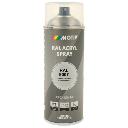 MOTIP RAL-Lack RAL 9007 graualum. met.hochglanz 400 ml