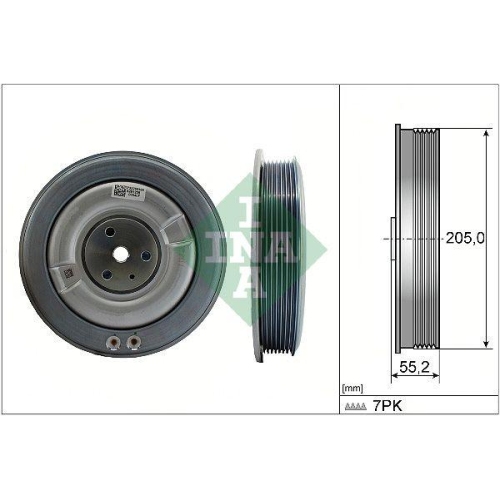 Schaeffler INA Riemenscheibe, Kurbelwelle