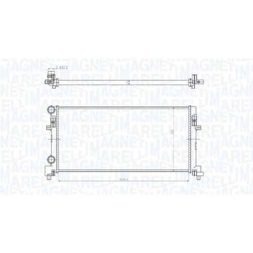 MAGNETI MARELLI Kühler, Motorkühlung