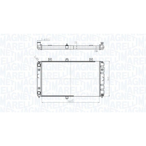 MAGNETI MARELLI Kühler, Motorkühlung