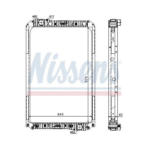 NISSENS Kühler, Motorkühlung