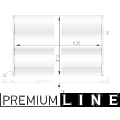 MAHLE Niedertemperaturkühler, Ladeluftkühler BEHR *** PREMIUM LINE ***