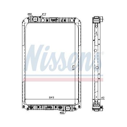 NISSENS Kühler, Motorkühlung