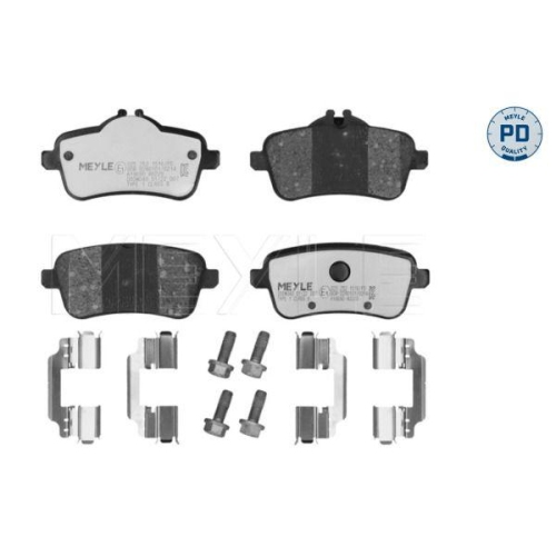 MEYLE Bremsbelagsatz, Scheibenbremse MEYLE-PD: Advanced performance and design.