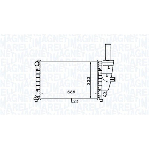 MAGNETI MARELLI Kühler, Motorkühlung