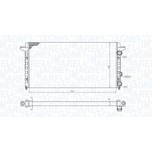 MAGNETI MARELLI Kühler, Motorkühlung