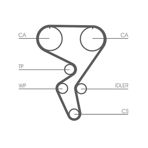 CONTINENTAL CTAM Zahnriemen