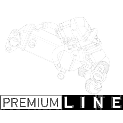 MAHLE Kühler, Abgasrückführung BEHR *** PREMIUM LINE ***