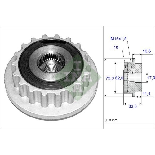 Schaeffler INA Generatorfreilauf