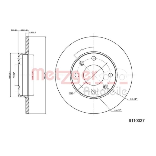 METZGER Bremsscheibe