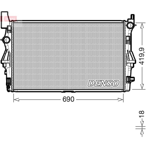 DENSO Kühler, Motorkühlung