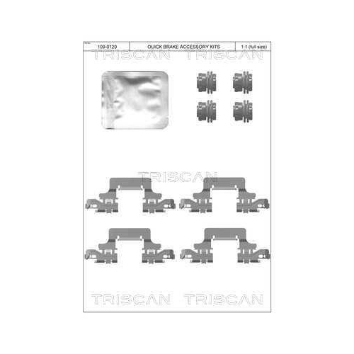 TRISCAN Zubeh&ouml;rsatz, Scheibenbremsbelag