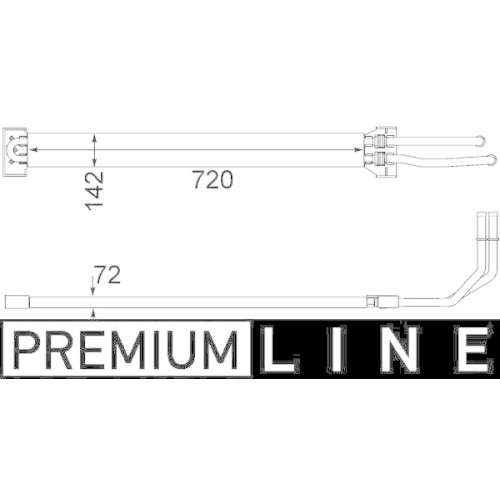 MAHLE Ölkühler, Lenkung BEHR *** PREMIUM LINE ***