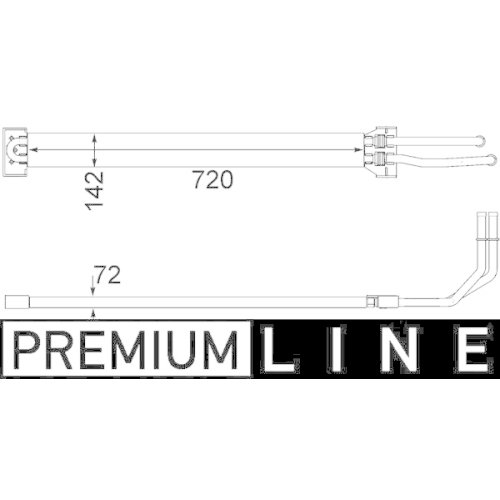 MAHLE Ölkühler, Lenkung BEHR *** PREMIUM LINE ***