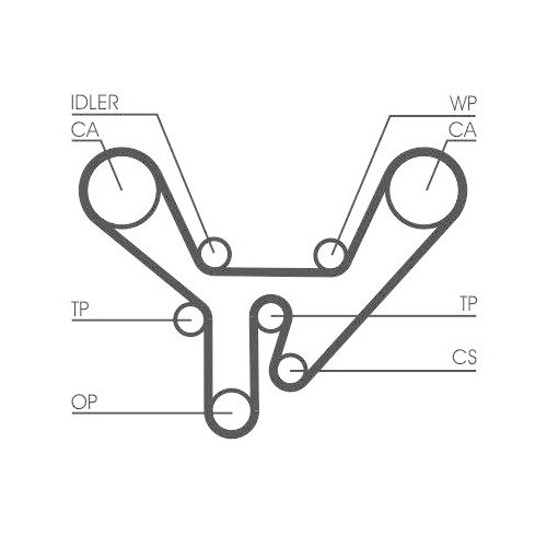 CONTINENTAL CTAM Zahnriemen