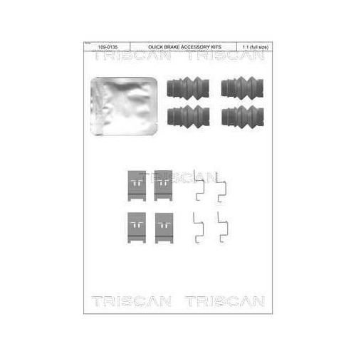 TRISCAN Zubeh&ouml;rsatz, Scheibenbremsbelag