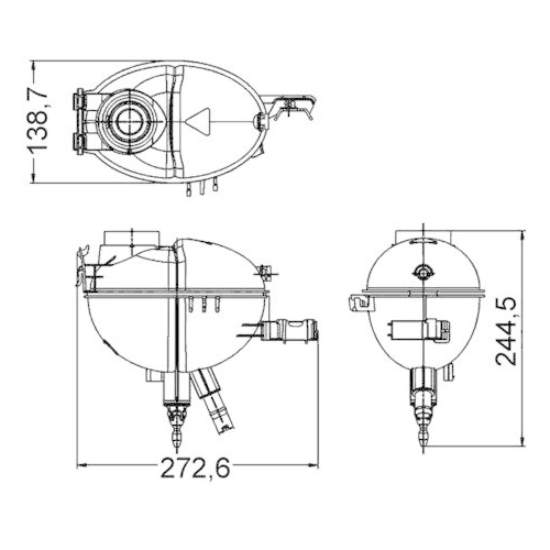 MAHLE Ausgleichsbehälter, Kühlmittel BEHR