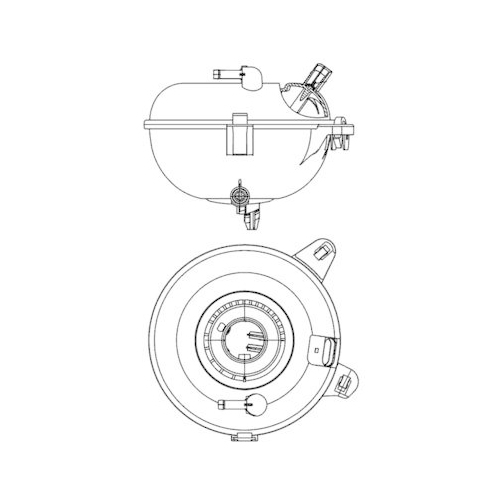 MAHLE Ausgleichsbehälter, Kühlmittel BEHR