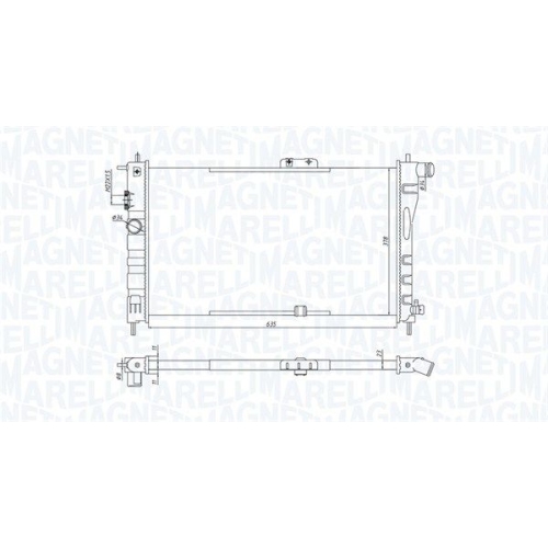 MAGNETI MARELLI Kühler, Motorkühlung