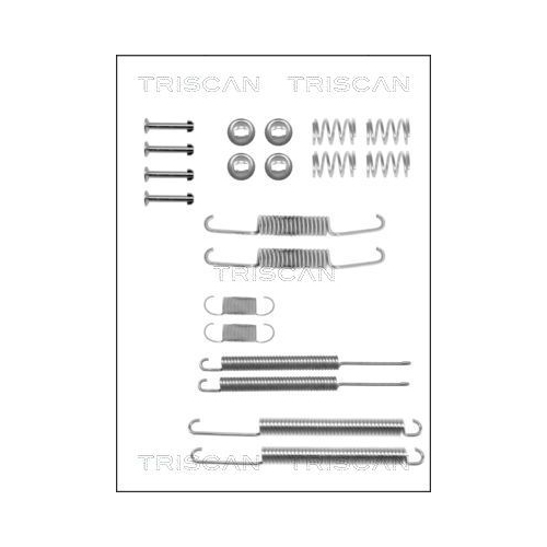 TRISCAN Zubehörsatz, Bremsbacken