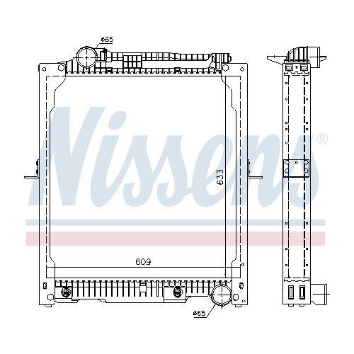 NISSENS Kühler, Motorkühlung