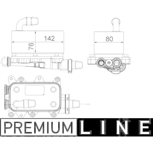 MAHLE Ölkühler, Automatikgetriebe BEHR *** PREMIUM LINE ***