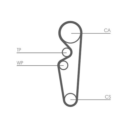 CONTINENTAL CTAM Zahnriemen