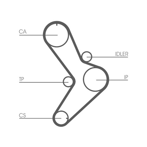 CONTINENTAL CTAM Zahnriemen